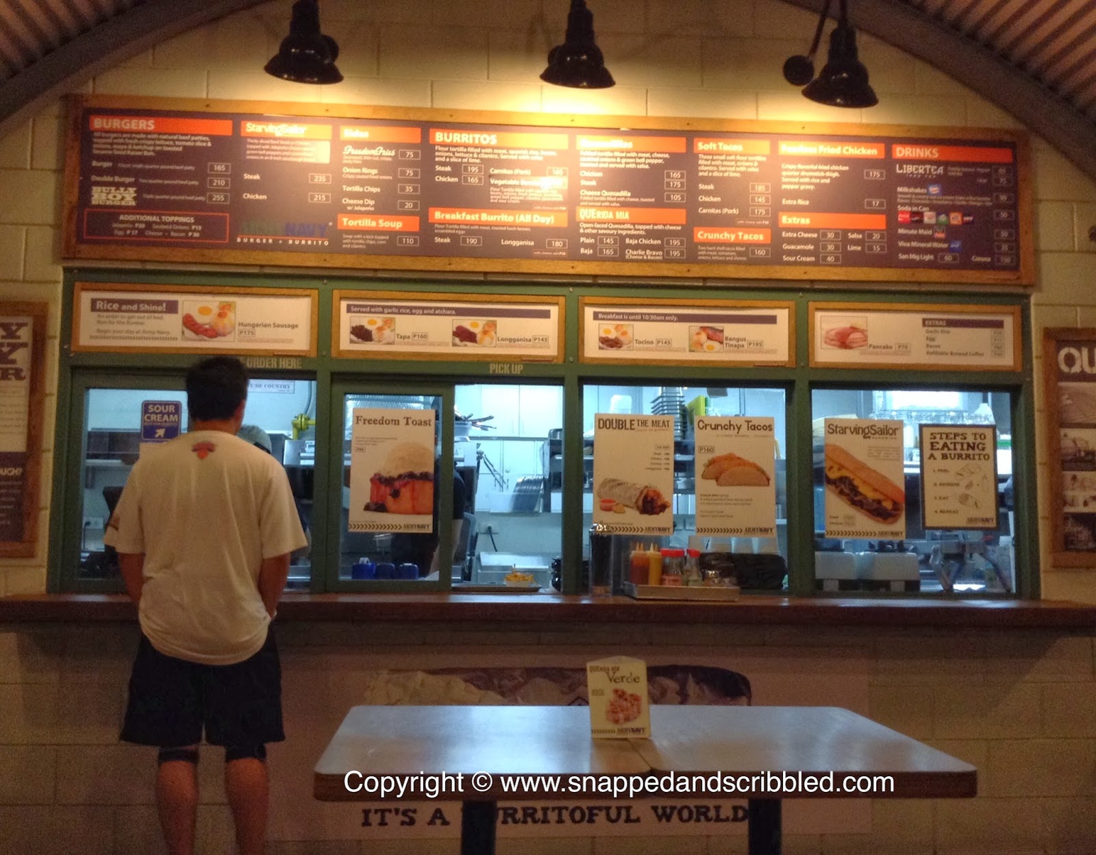 Steak Burrito Army Navy Calories Burrito Walls